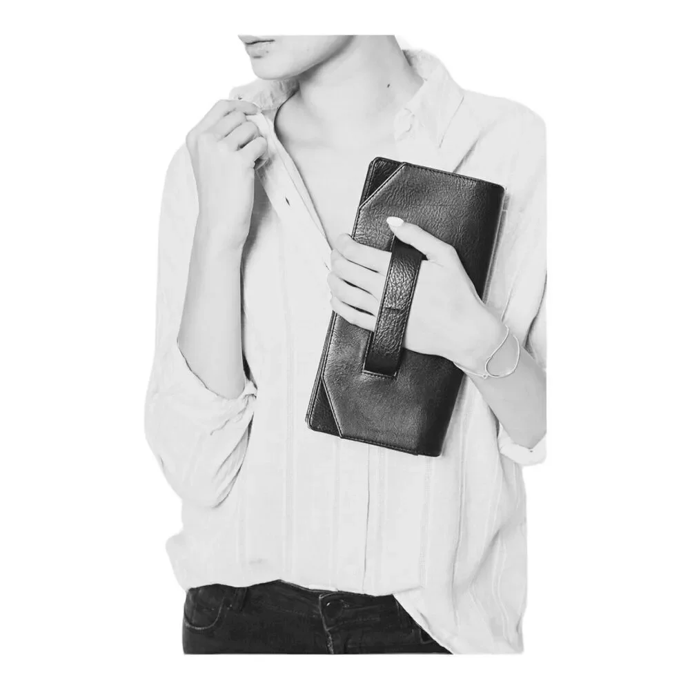 Matt and Nat Bag Women's Natural Abiko Fold Over Clutch Hand Grab‎ Pink Clay